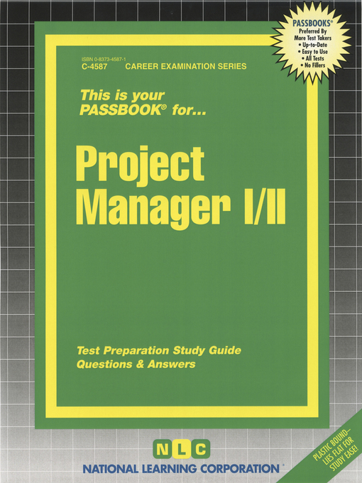Cover image for Project Manager I/II